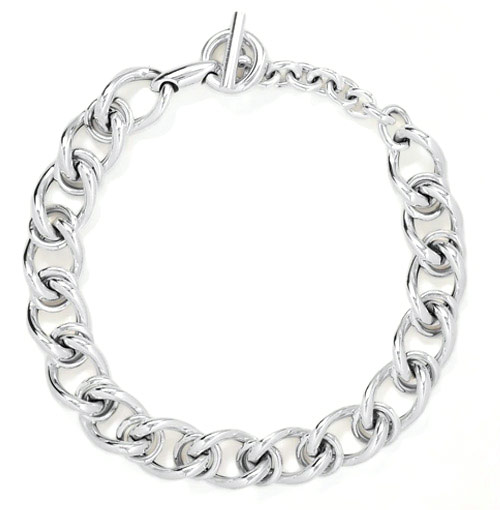 Silver chain necklace - Bottega Veneta